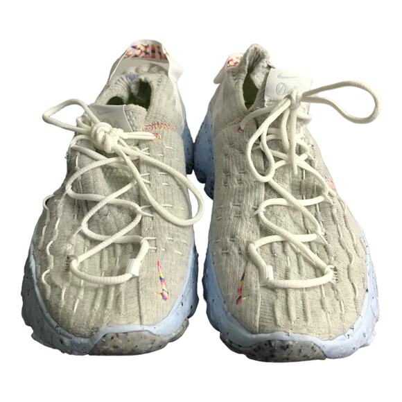 Nike Space Hippie 04 Lifestyle Shoes Womens Sneakers 9.5 Gray Baby Blue Lace Up - Picture 6 of 9